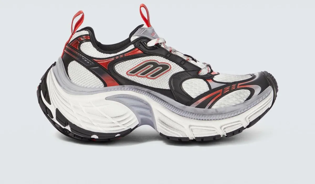 Balenciaga 10XL Sneaker Black Red view 2